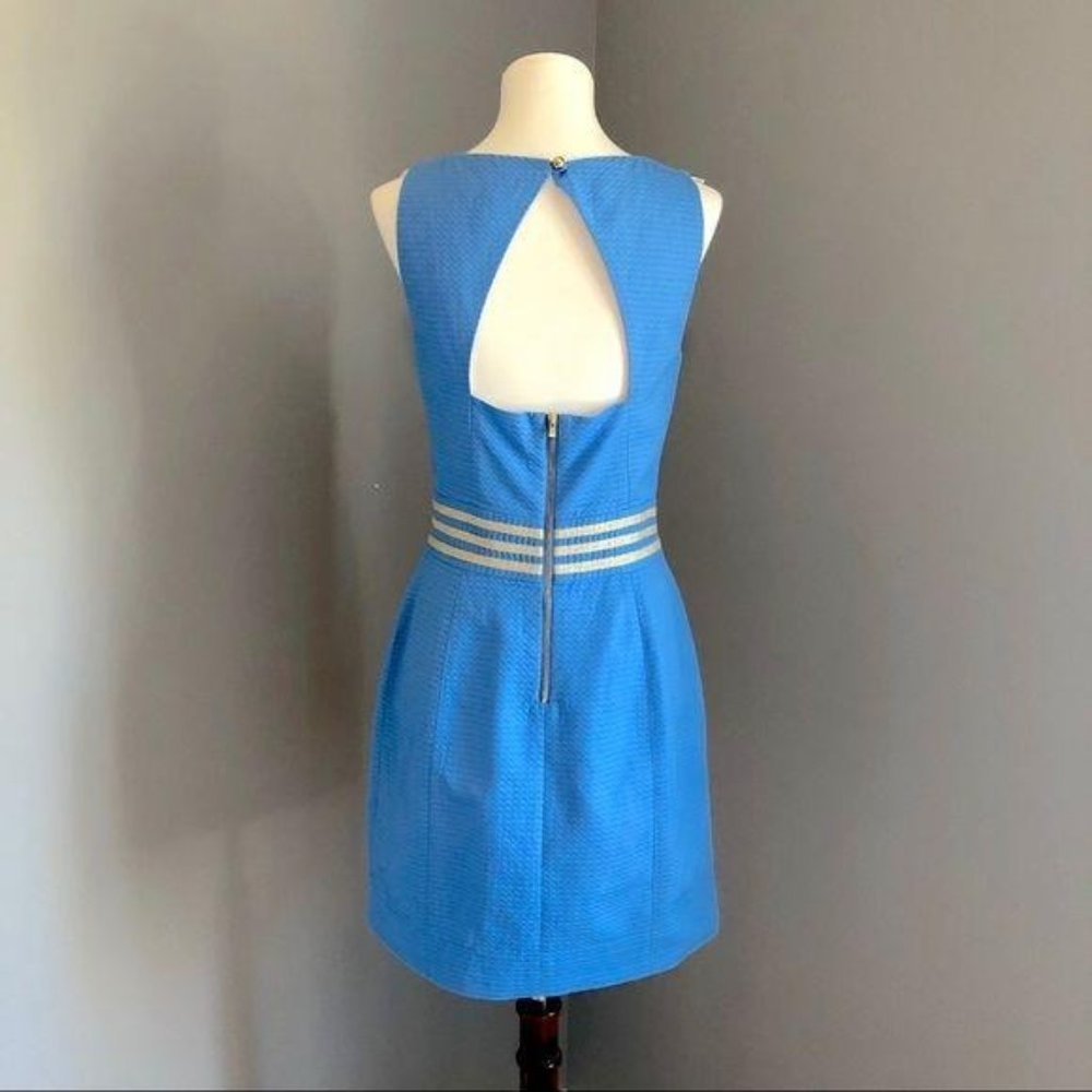 Lilly Pulitzer Kirkland Blue Sailor Shift Dress - Picture 2 of 3